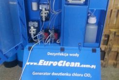 Dezynfekcja instalacji dwutlenkiem chloru