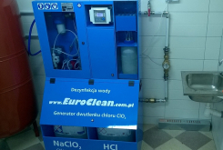 Dezynfekcja instalacji dwutlenkiem chloru
