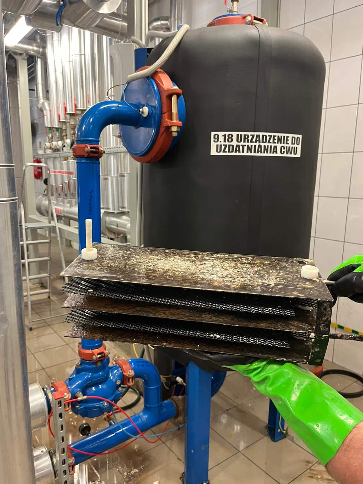 Elektroda KEUV po procesach czyszczenia