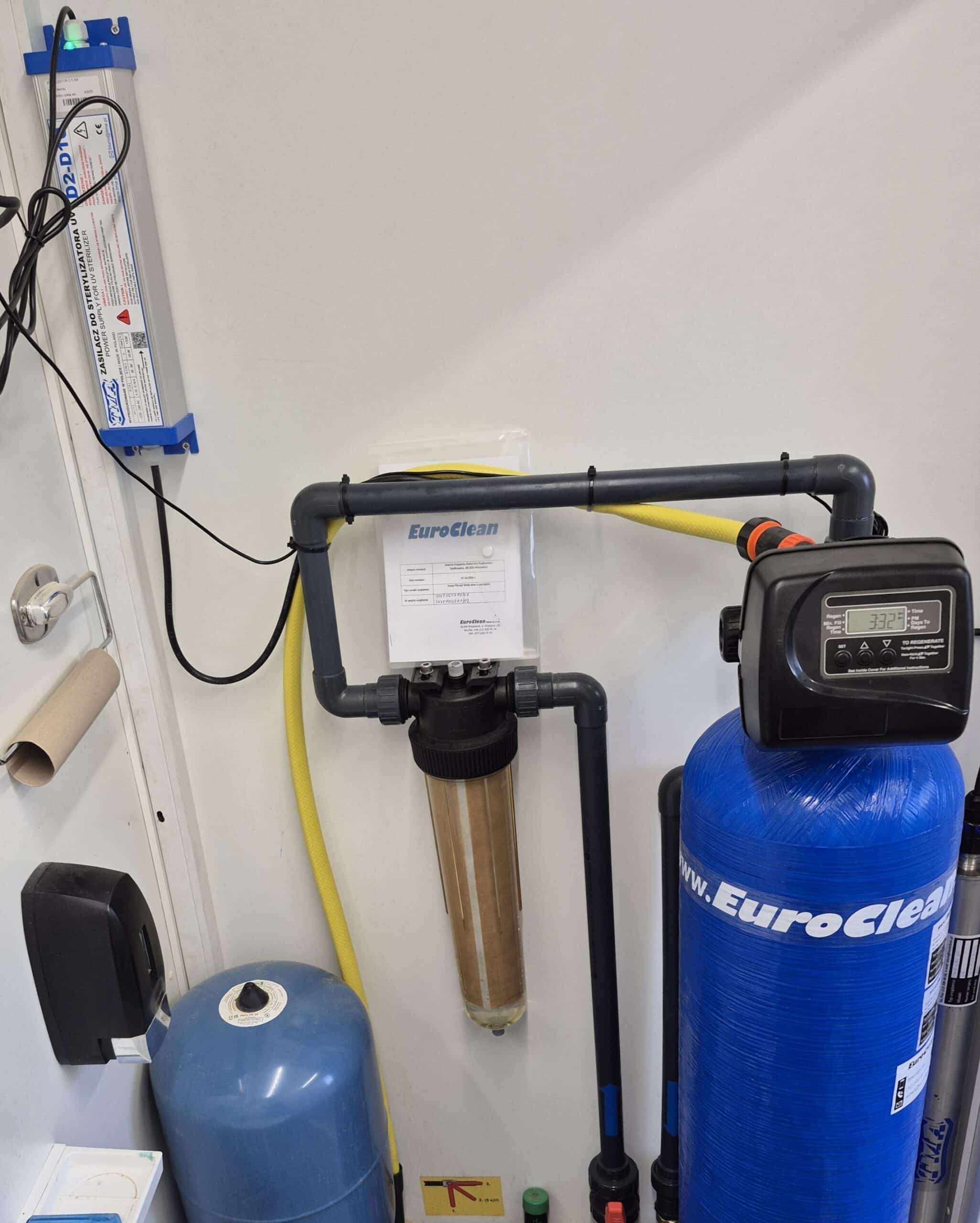 Stacja uzdatniania wody użytkowej dla przemysłu górniczego